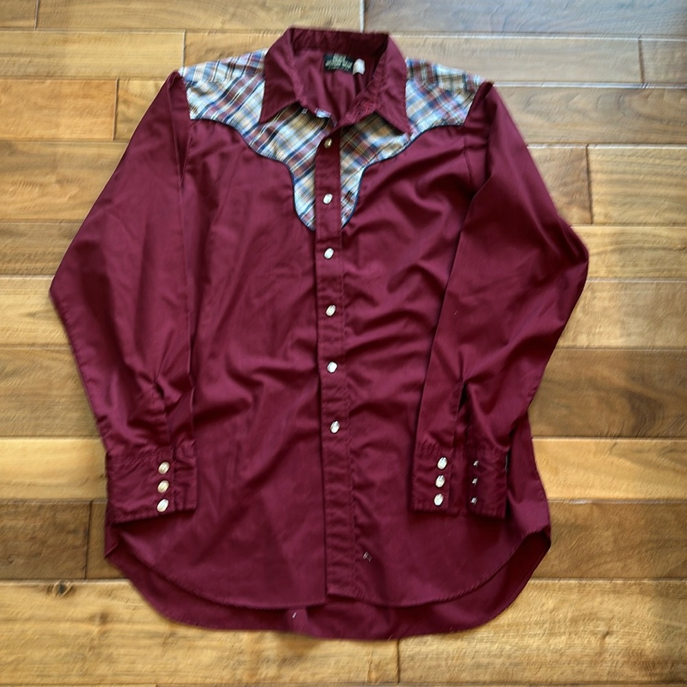 Vtg Sears Western Wear button up shirt.